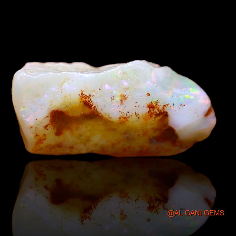 8.00 Cts Natural Australian Fire Opal Loose Gemstone Fancy Rough 18x12x8 mm R-958