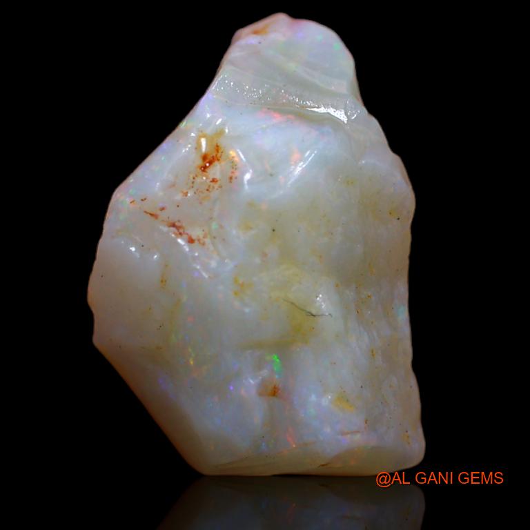 8.00 Cts Natural Australian Fire Opal Loose Gemstone Fancy Rough 18x12x8 mm R-958