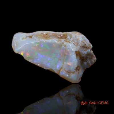 6.10 Cts Natural Australian Fire Opal Loose Gemstone Fancy Rough 15x12x8 mm R-95