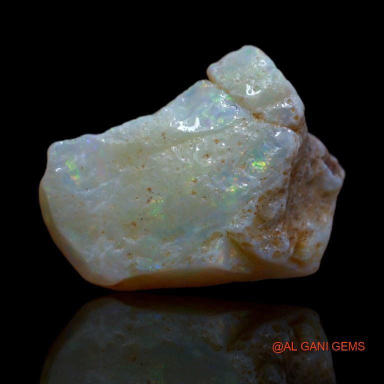 6.10 Cts Natural Australian Fire Opal Loose Gemstone Fancy Rough 15x12x8 mm R-95