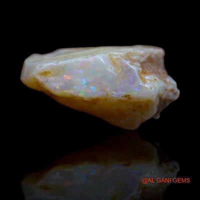 6.10 Cts Natural Australian Fire Opal Loose Gemstone Fancy Rough 15x12x8 mm R-95