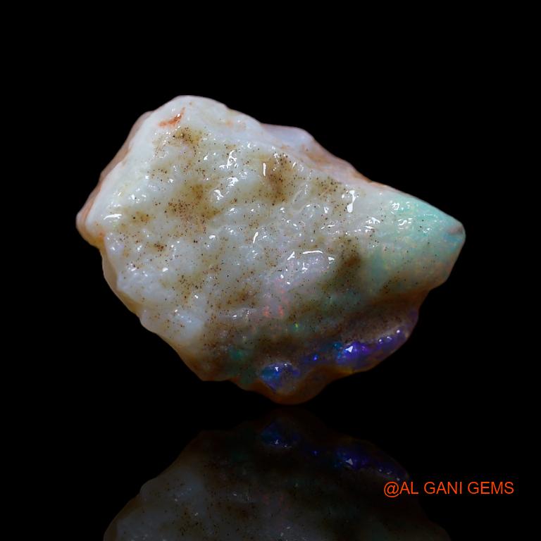 10.00 Cts Natural Australian Fire Opal Loose Gemstone Fancy Rough 18x14x1 mm R-961