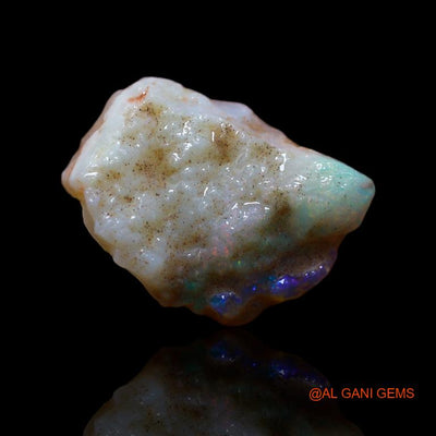 10.00 Cts Natural Australian Fire Opal Loose Gemstone Fancy Rough 18x14x1 mm R-961