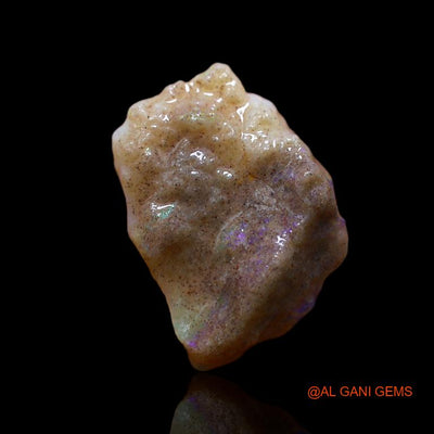 10.00 Cts Natural Australian Fire Opal Loose Gemstone Fancy Rough 18x14x1 mm R-961