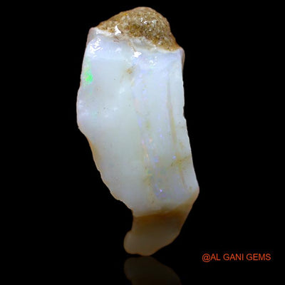 Natural Untreated Fire Opal Loose Gemstone Fancy Rough From Australia 8.00 Cts 19x12x1 mm R-964
