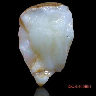 Natural Untreated Fire Opal Loose Gemstone Fancy Rough From Australia 8.00 Cts 19x12x1 mm R-964