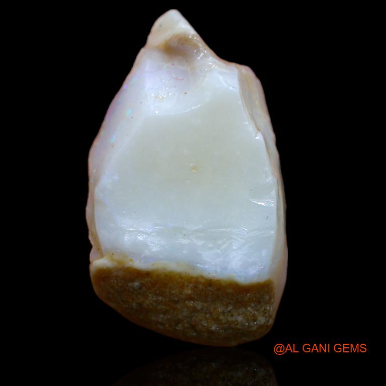Natural Untreated Fire Opal Loose Gemstone Fancy Rough From Australia 8.00 Cts 19x12x1 mm R-964