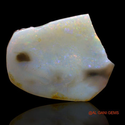 Natural Untreated Fire Opal Loose Gemstone Fancy Rough From Australia 5.00 Cts 18x15x1 mm R-968