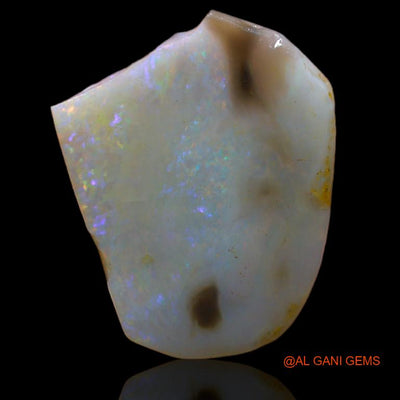 Natural Untreated Fire Opal Loose Gemstone Fancy Rough From Australia 5.00 Cts 18x15x1 mm R-968