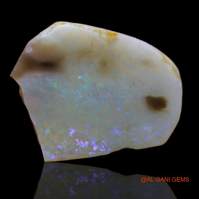 Natural Untreated Fire Opal Loose Gemstone Fancy Rough From Australia 5.00 Cts 18x15x1 mm R-968