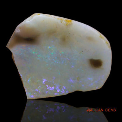 Natural Untreated Fire Opal Loose Gemstone Fancy Rough From Australia 5.00 Cts 18x15x1 mm R-968