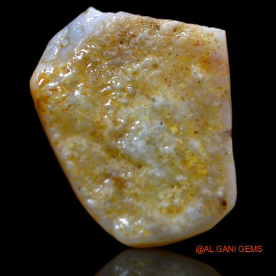 Natural Untreated Fire Opal Loose Gemstone Fancy Rough From Australia 5.00 Cts 18x15x1 mm R-968