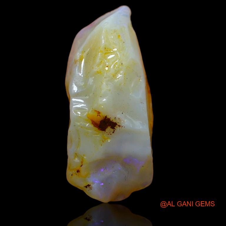 8.00 Cts Natural Australian Fire Opal Fancy Rough Loose Gemstone For Jewelry 23x10x6 mm R-969