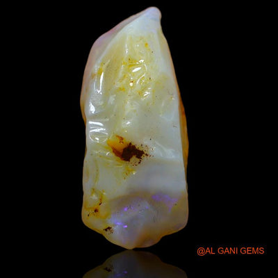 8.00 Cts Natural Australian Fire Opal Fancy Rough Loose Gemstone For Jewelry 23x10x6 mm R-969