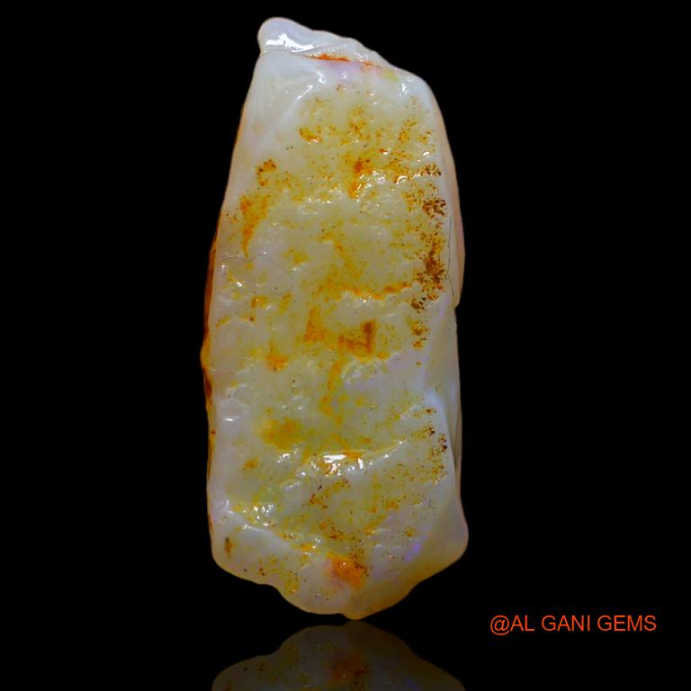 8.00 Cts Natural Australian Fire Opal Fancy Rough Loose Gemstone For Jewelry 23x10x6 mm R-969