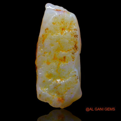 8.00 Cts Natural Australian Fire Opal Fancy Rough Loose Gemstone For Jewelry 23x10x6 mm R-969