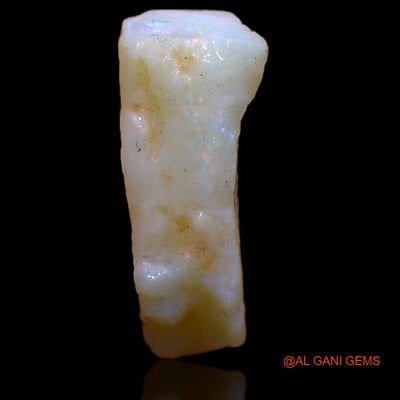Natural Fire Opal Gemstone 7.00 Cts Loose Fancy Rough From Australia 16x12x1 mm R-970