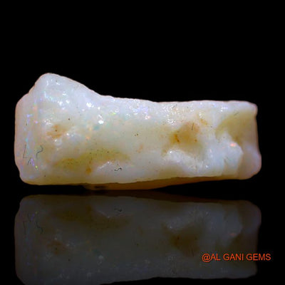 Natural Fire Opal Gemstone 7.00 Cts Loose Fancy Rough From Australia 16x12x1 mm R-970