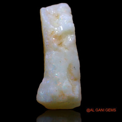 Natural Fire Opal Gemstone 7.00 Cts Loose Fancy Rough From Australia 16x12x1 mm R-970