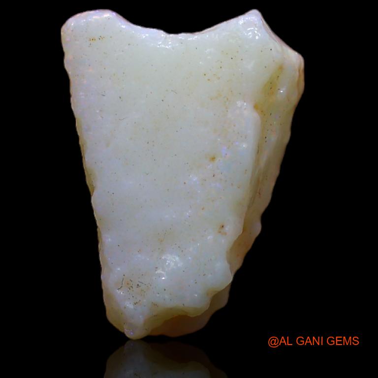 Natural Fire Opal Gemstone 7.00 Cts Loose Fancy Rough From Australia 16x12x1 mm R-970