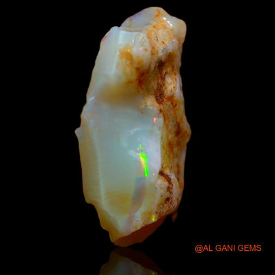 Natural Fire Opal Gemstone 9.00 Cts Loose Fancy Rough From Australia 20x14x7 mm R-971