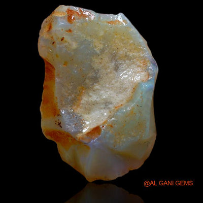 Natural Fire Opal Gemstone 9.00 Cts Loose Fancy Rough From Australia 20x14x7 mm R-971