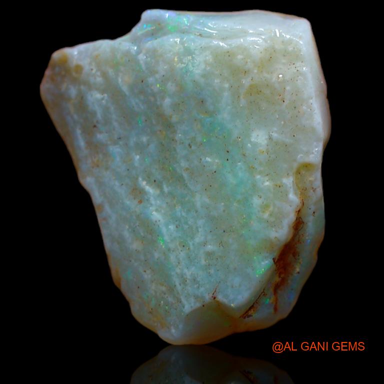 6.00 Cts Natural Australian Fire Opal Loose Gemstone Fancy Rough 17x15x1 mm R-972