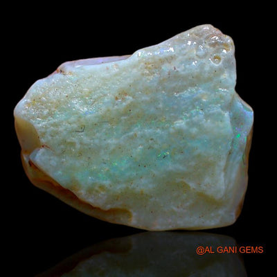 6.00 Cts Natural Australian Fire Opal Loose Gemstone Fancy Rough 17x15x1 mm R-972