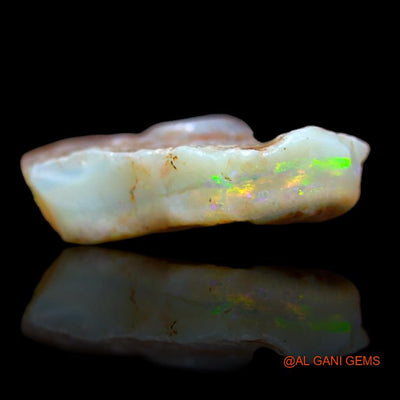 Natural Untreated Fire Opal Loose Gemstone Fancy Rough From Australia 9.00 Cts 19x14x1 mm R-973