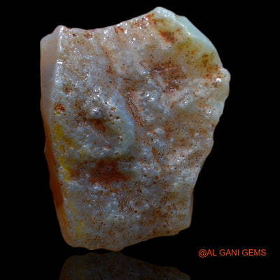 Natural Untreated Fire Opal Loose Gemstone Fancy Rough From Australia 9.00 Cts 19x14x1 mm R-973