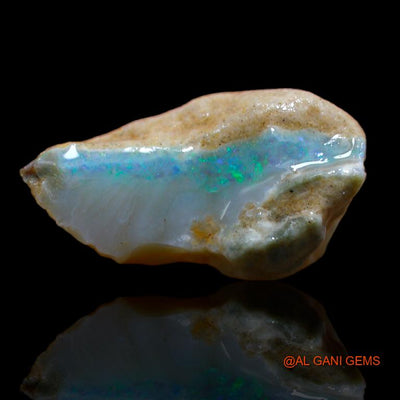 5.00 Cts Natural Australian Fire Opal Loose Gemstone Fancy Rough 17x9x8 mm R-974