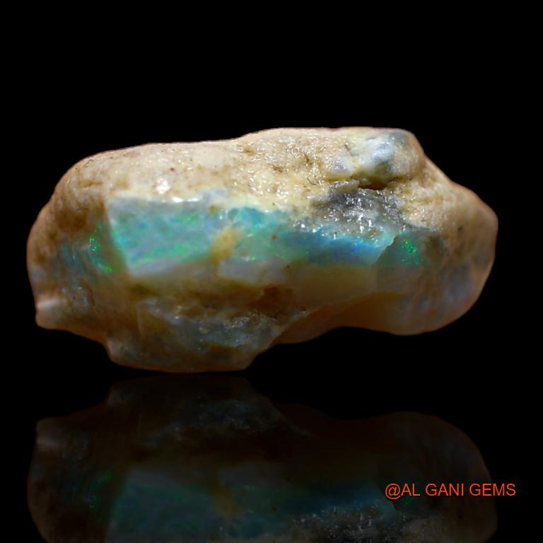 5.00 Cts Natural Australian Fire Opal Loose Gemstone Fancy Rough 17x9x8 mm R-974