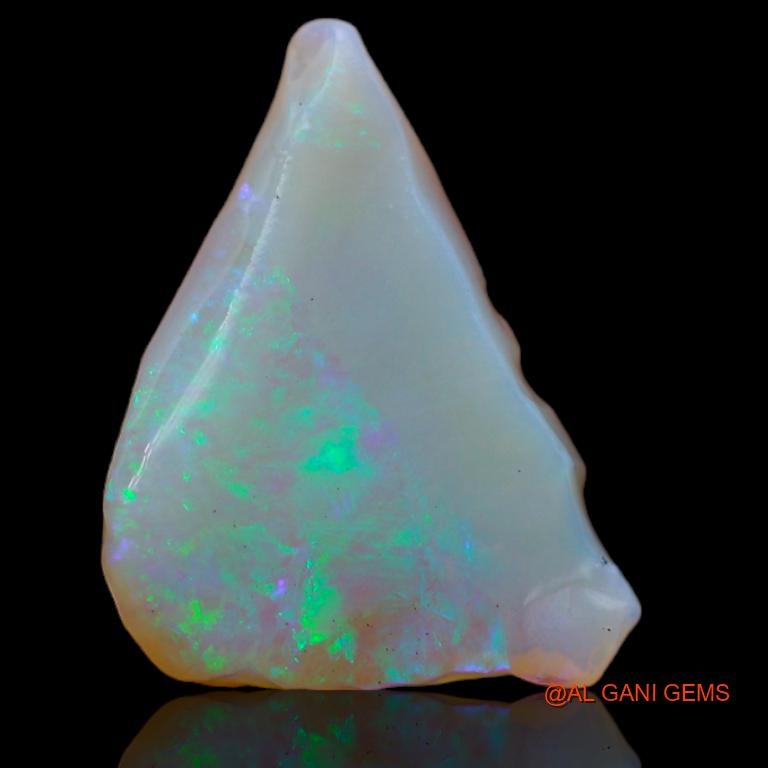 2.00 Cts Unheated Australian Fire Opal Loose Gemstone Fancy Rough Natural 15x11x1 mm R-975