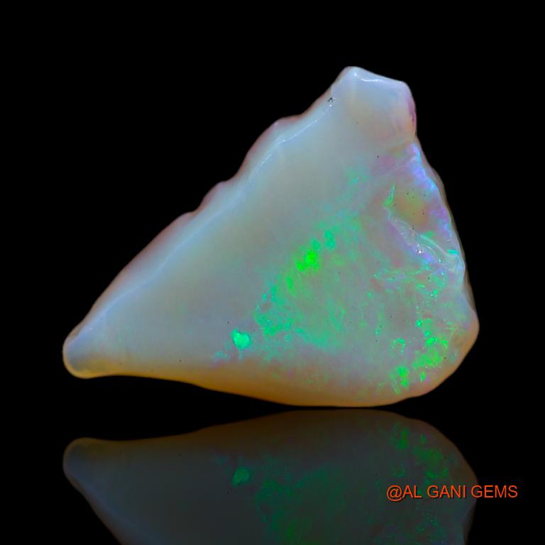 2.00 Cts Unheated Australian Fire Opal Loose Gemstone Fancy Rough Natural 15x11x1 mm R-975