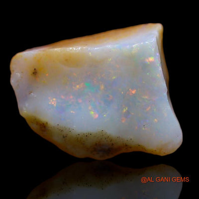 3.00 Cts Natural Australian Fire Opal Loose Gemstone Fancy Rough 13x11x1 mm R-976