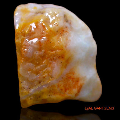 3.00 Cts Natural Australian Fire Opal Loose Gemstone Fancy Rough 13x11x1 mm R-976