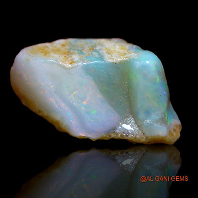 6.00 Cts Natural Australian Fire Opal Loose Gemstone Fancy Rough 17x13x9 mm R-978