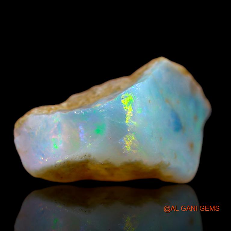 6.00 Cts Natural Australian Fire Opal Loose Gemstone Fancy Rough 17x13x9 mm R-978