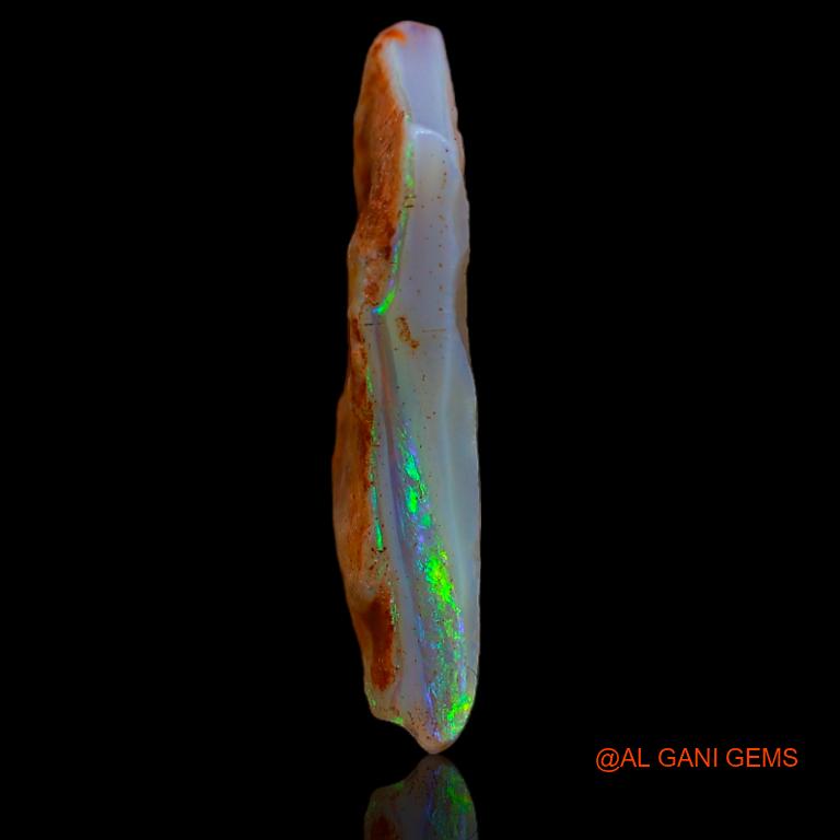 Natural Untreated Fire Opal Loose Gemstone Fancy Rough From Australia 4.80 Cts 22x10x2 mm R-979