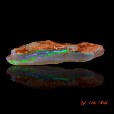 Natural Untreated Fire Opal Loose Gemstone Fancy Rough From Australia 4.80 Cts 22x10x2 mm R-979