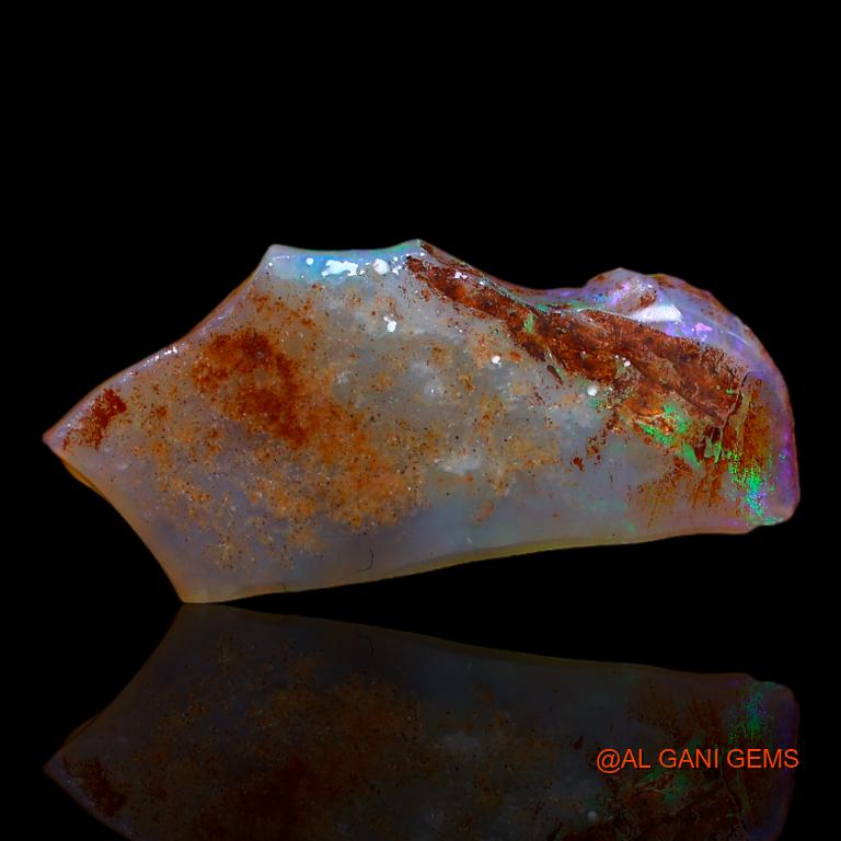 Natural Untreated Fire Opal Loose Gemstone Fancy Rough From Australia 4.80 Cts 22x10x2 mm R-979
