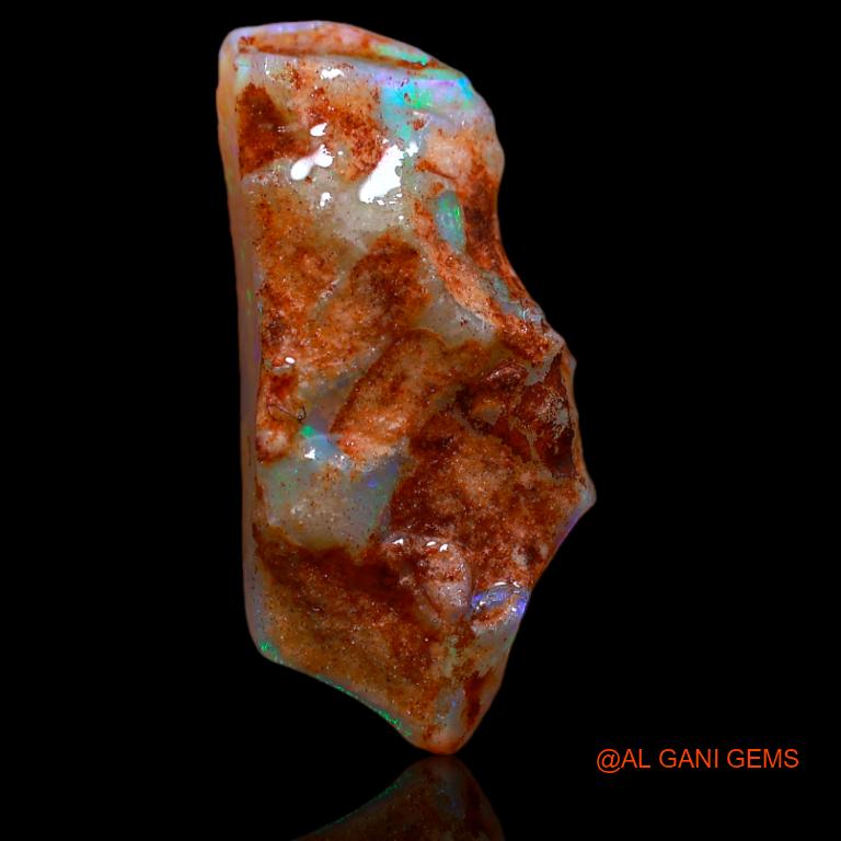 Natural Untreated Fire Opal Loose Gemstone Fancy Rough From Australia 4.80 Cts 22x10x2 mm R-979