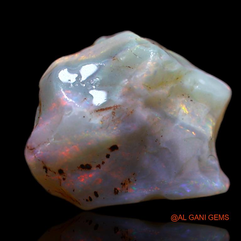 Natural Untreated Fire Opal Loose Gemstone Fancy Rough From Australia 5.80 Cts 13x11x8 mm R-980