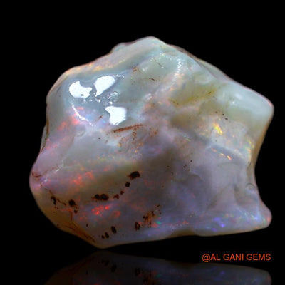 Natural Untreated Fire Opal Loose Gemstone Fancy Rough From Australia 5.80 Cts 13x11x8 mm R-980