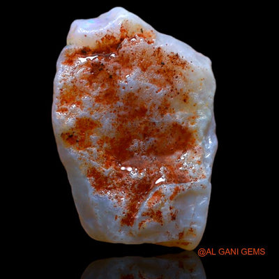 6.00 Cts Natural Australian Fire Opal Loose Gemstone Fancy Rough 19x13x4 mm R-990