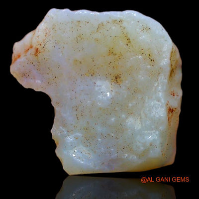 4.80 Cts Natural Australian Fire Opal Loose Gemstone Fancy Rough 14x14x4 mm R-991