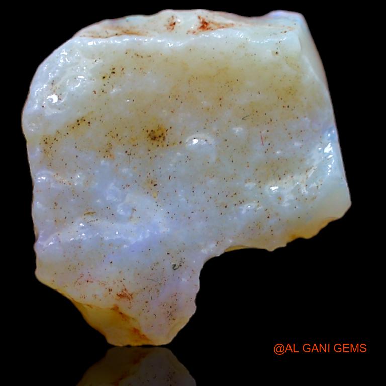 4.80 Cts Natural Australian Fire Opal Loose Gemstone Fancy Rough 14x14x4 mm R-991
