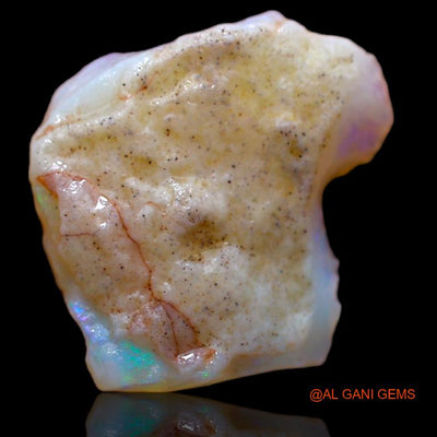 4.80 Cts Natural Australian Fire Opal Loose Gemstone Fancy Rough 14x14x4 mm R-991