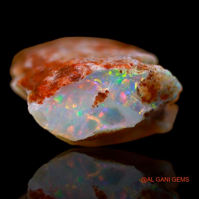 5.00 Cts Unheated Australian Fire Opal Loose Gemstone Fancy Rough Natural 18x11x7 mm R-993