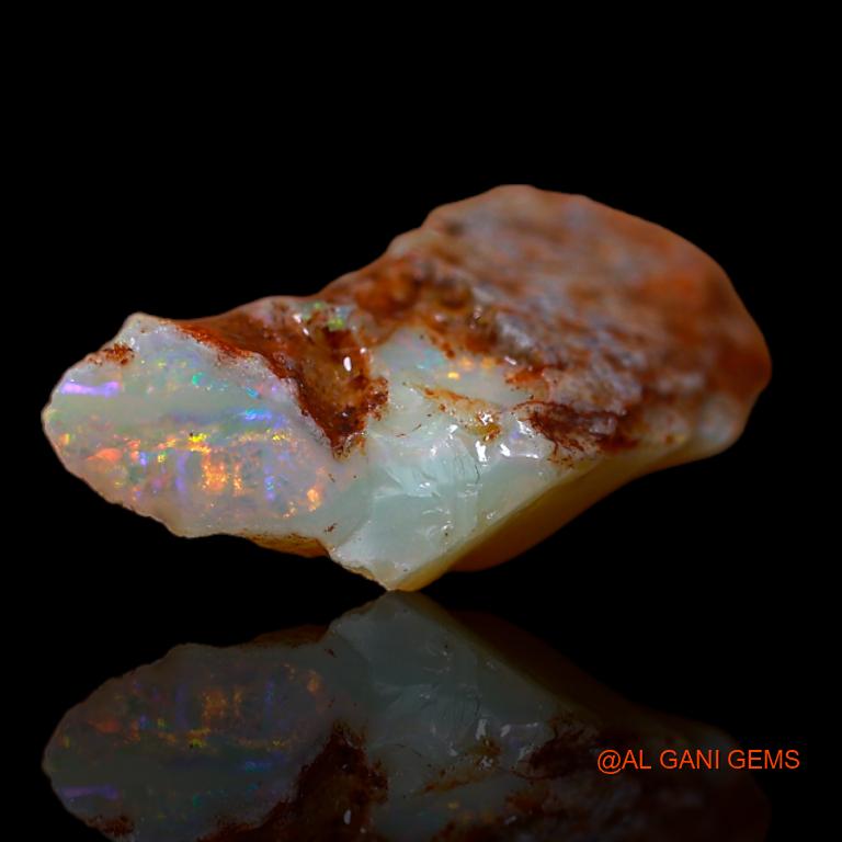 5.00 Cts Unheated Australian Fire Opal Loose Gemstone Fancy Rough Natural 18x11x7 mm R-993